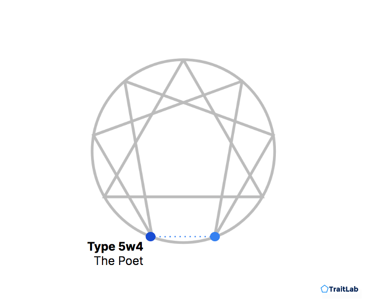 Enneagram Type 5 with a 4 wing or 5w4
