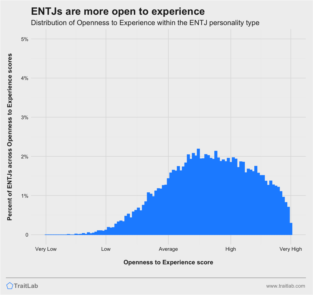 ENTJs and Big Five Openness to Experience